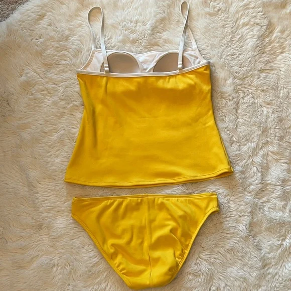 La Blanca Yellow Swim Set Sz 10 - Picture 2 of 4